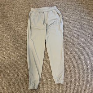 Light gray Lululemon jogger, light material